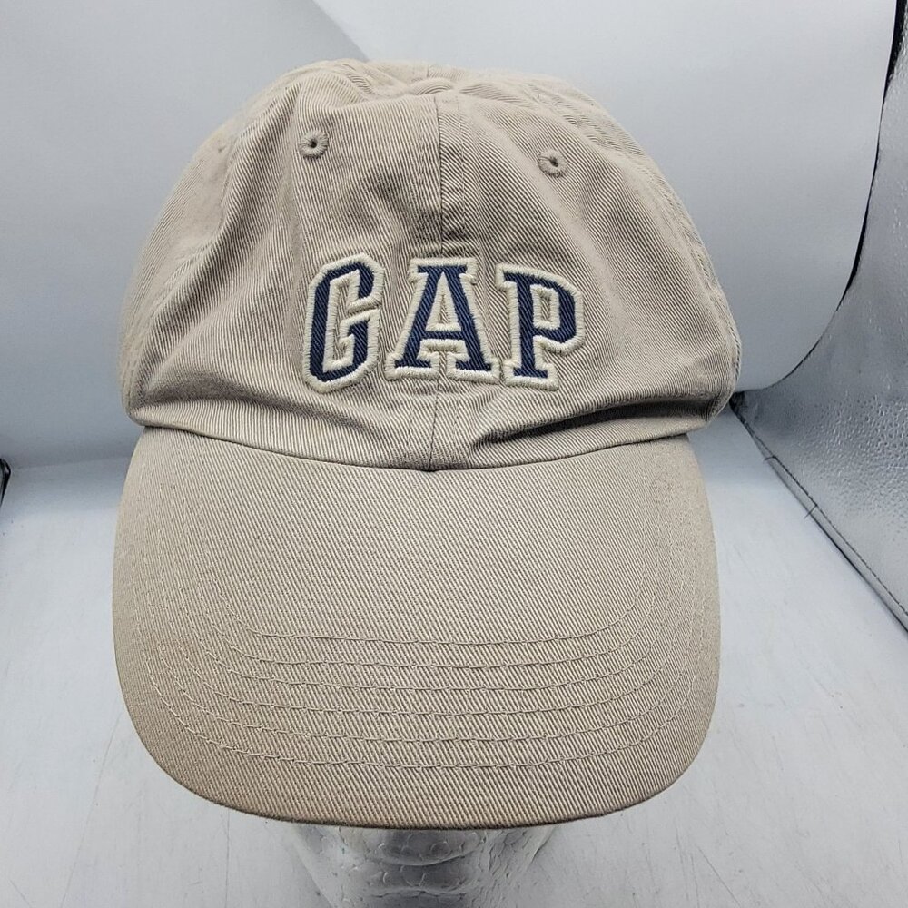 Gap Adults Medium Beige Cotton Baseball Hat Cap Adjustable Casual Outdoors